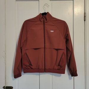 Figs Women's Jacket in Rust Red